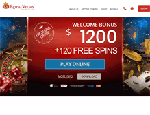 Tablet Screenshot of ca.royalvegascasino.com